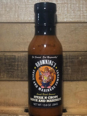 BROWNING'S STEAK & CHOPS SAUCE AND MARINADE